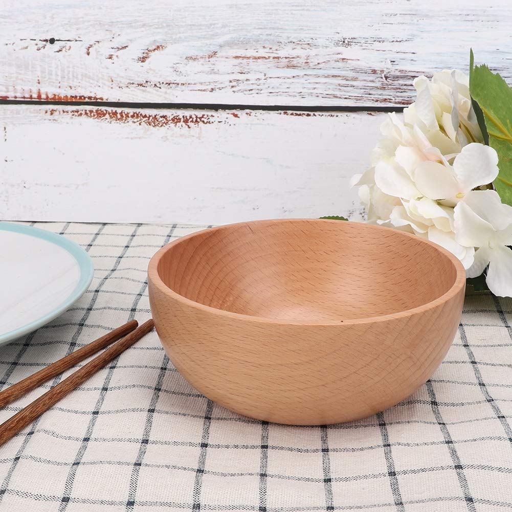 Amazon.co.jp: Mxtech 木製サラダボウルサラダボウル、木製ボウル